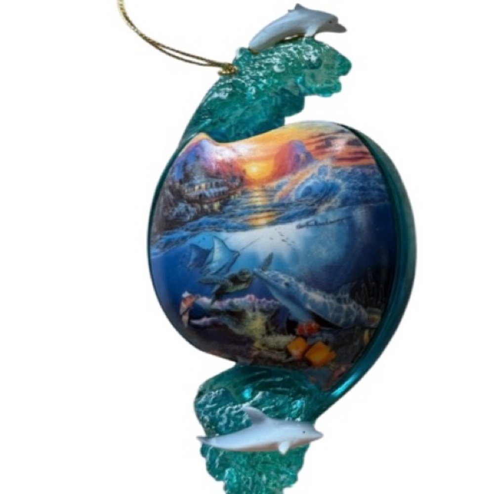 NEW Bradford Edition, Christian‎ Riese Lassen, Above & Below 1st Issue Ornaments - Picture 3 of 8